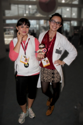 My nieces rocked awesome Orphan Black cosplay as Alison and Cosima