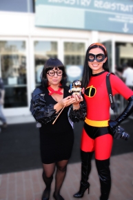 My nieces were an awesome Violet Parr and Edna Mode from the Incredibles
