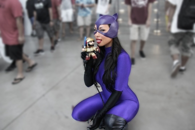 Sultry Catwoman @jennyosaurus